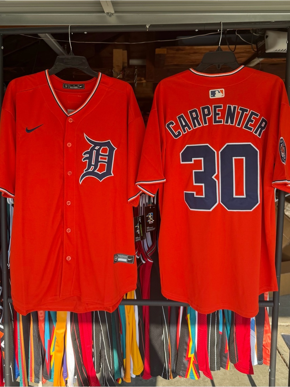 Orange Carpenter jerseys